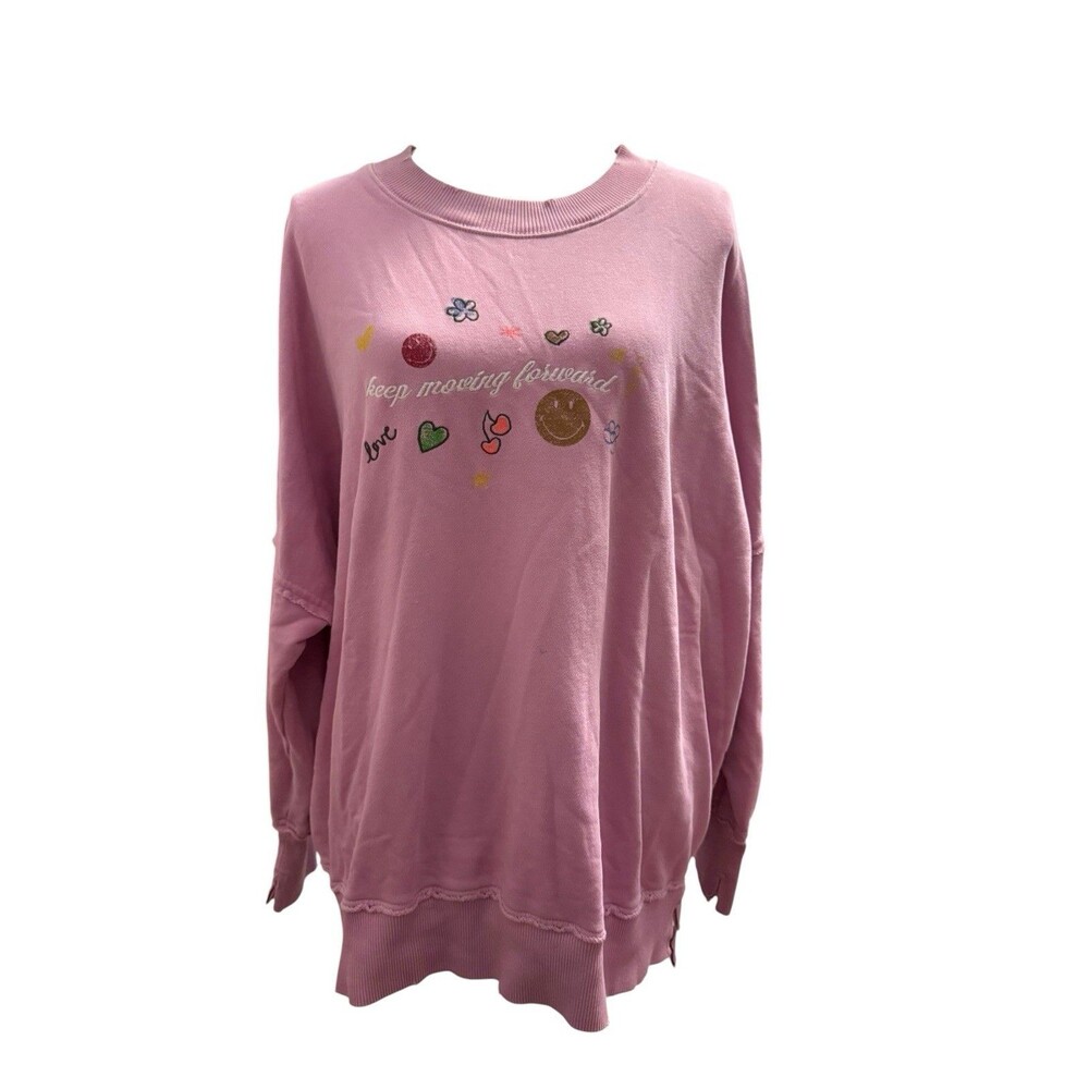 Aerie Down To Earth Crewneck - Slumber Party Women’s Size Medium - Picture 2 of 10